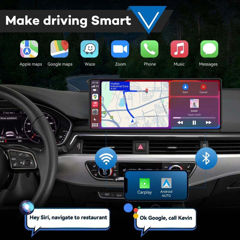 NILEX CARPLAY Above Dash Units For Apple Carplay And Android Auto